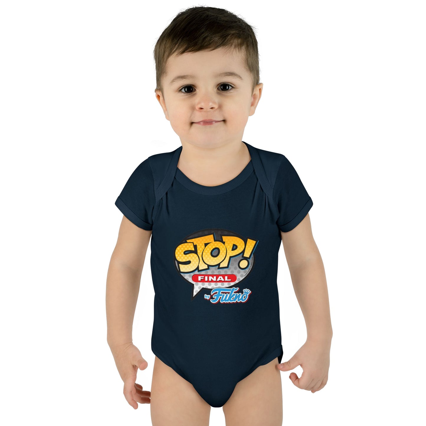 DK103: Stop! by Fukno - Infant Sized Onsie