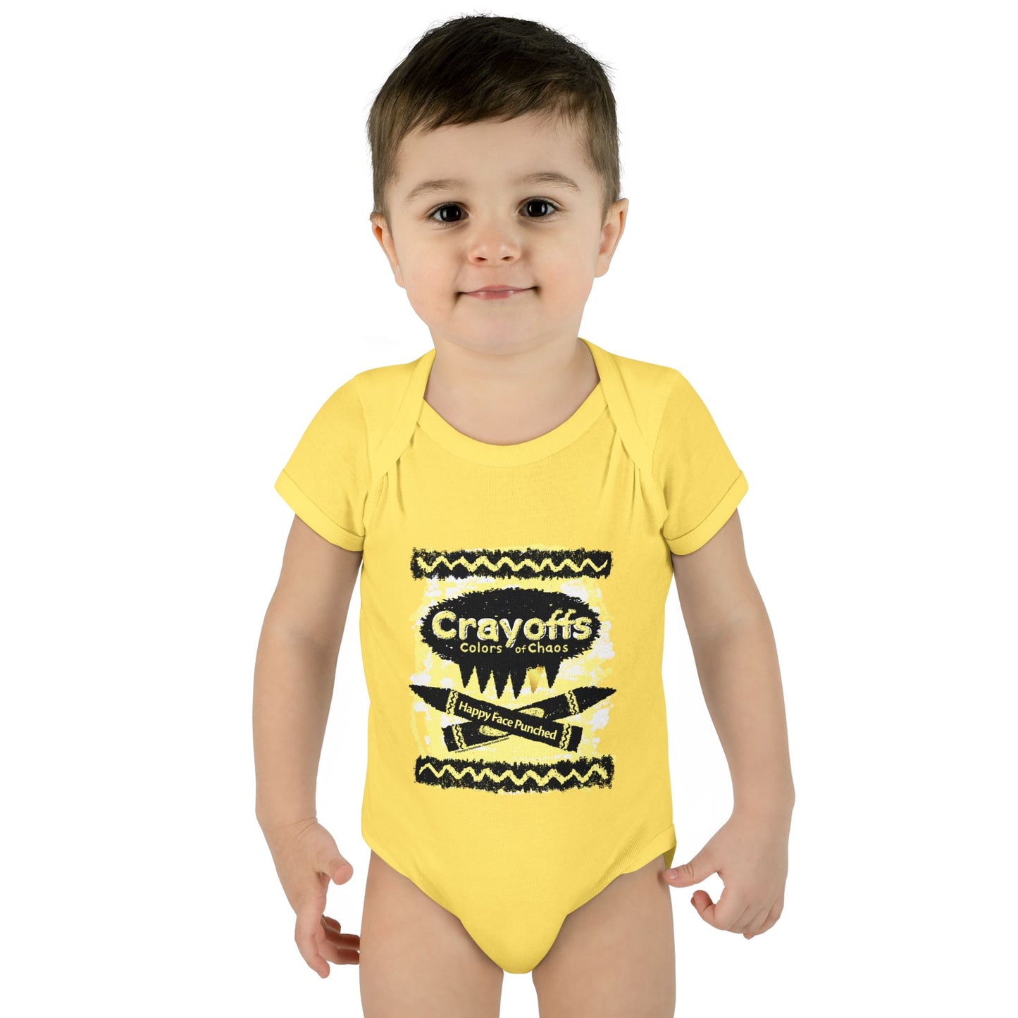 DK110: Crayoffs - Colors of Chaos - Infant Sized Onsie
