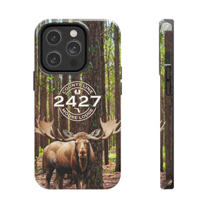 Moose Lodge 2427 - Woodlands Moose - Tough Phone Cases (Select Phone Models)