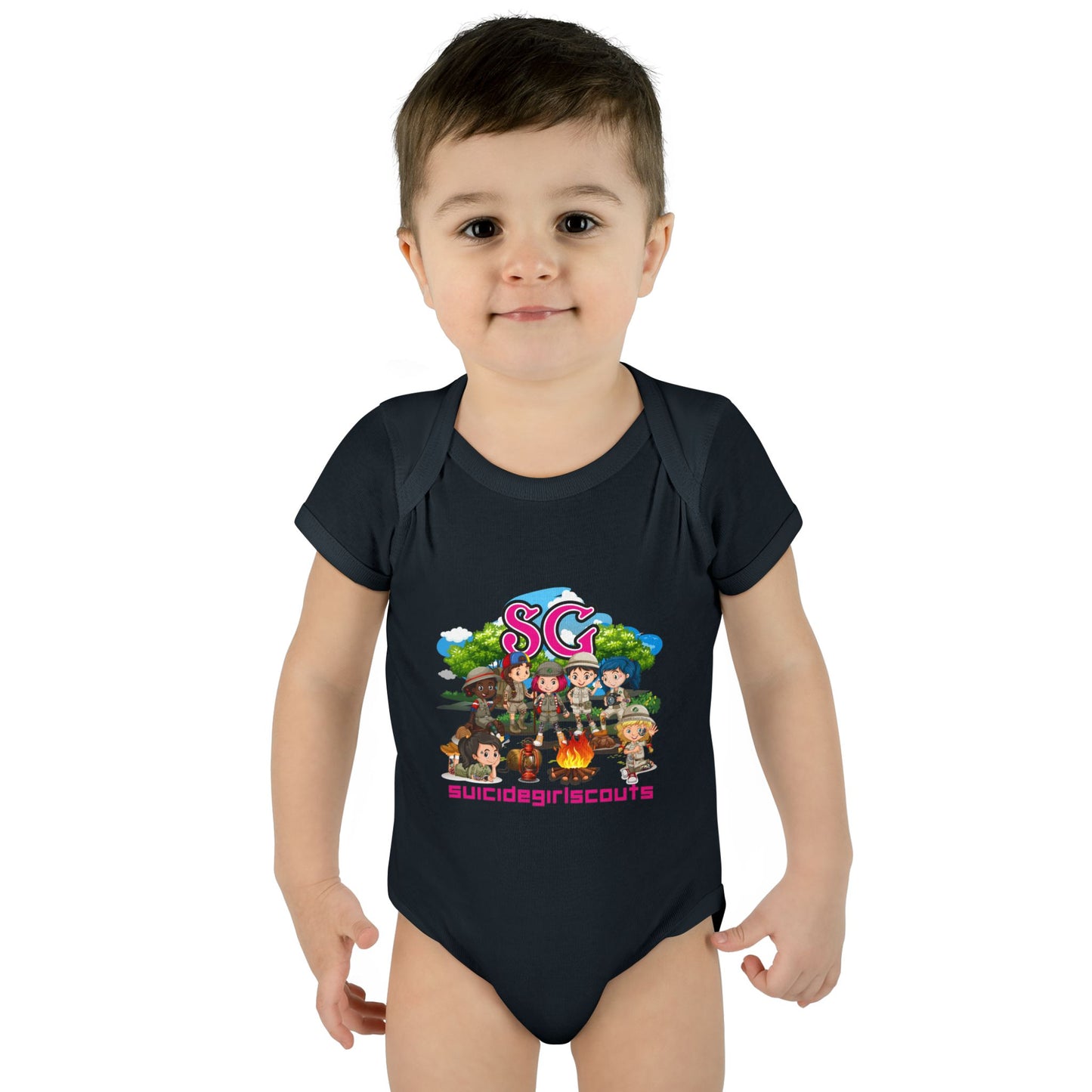 DK66: Suicide Girlscouts - Infant Sized Onsie