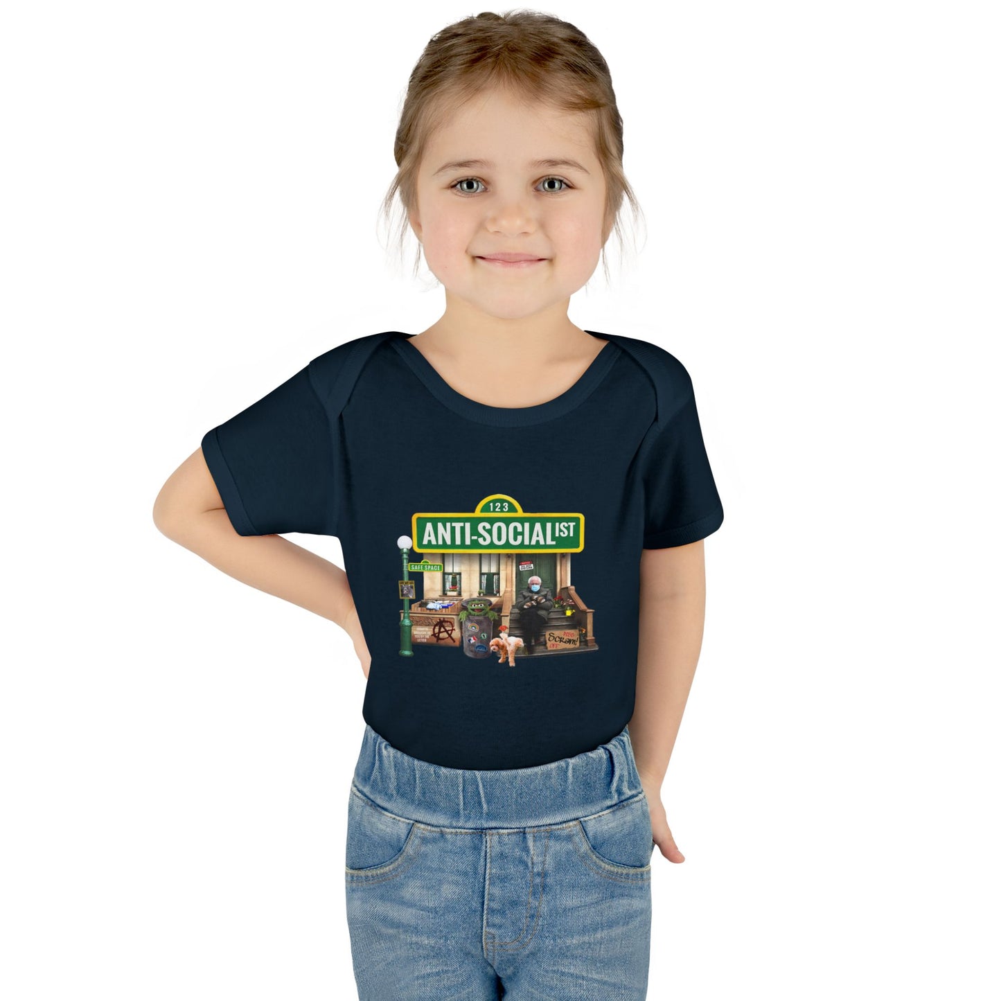 DK58: Bernie The Grouch - Infant Sized Onsie