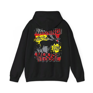 Moose Lodge 2427 - Loose Moose - Hooded Sweatshirt (Front & Back Print)