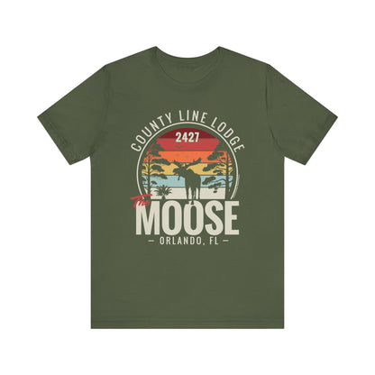 Moose Lodge 2427 - Florida Moose Sunset - Unisex T-Shirt (Front Print Only)