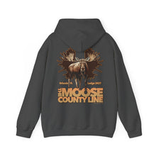 Load image into Gallery viewer, Moose Lodge 2427 - Moose Antlers - Hooded Sweatshirt (Front &amp; Back Print)
