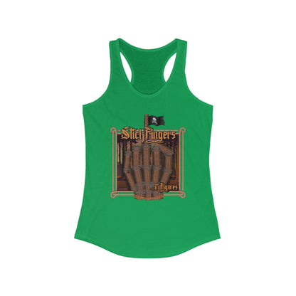 DK218: It Stick Figures - Ladies Raceback Tank