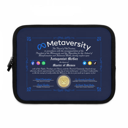 DK160: The Metaversity Of... - Padded Laptop / Tablet Sleeve