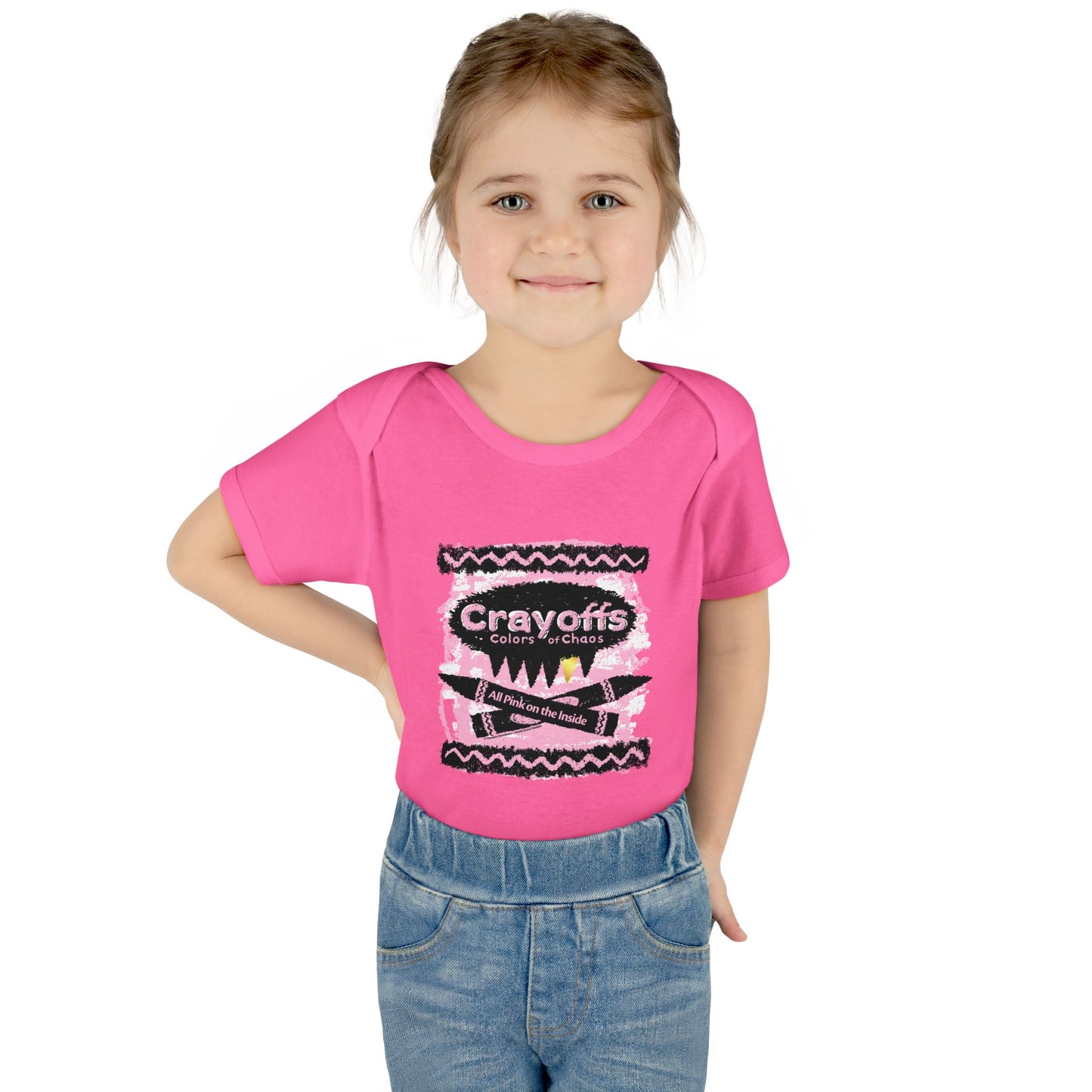 DK110: Crayoffs - Colors of Chaos - Infant Sized Onsie