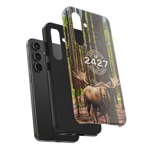 Moose Lodge 2427 - Woodlands Moose - Tough Phone Cases (Select Phone Models)