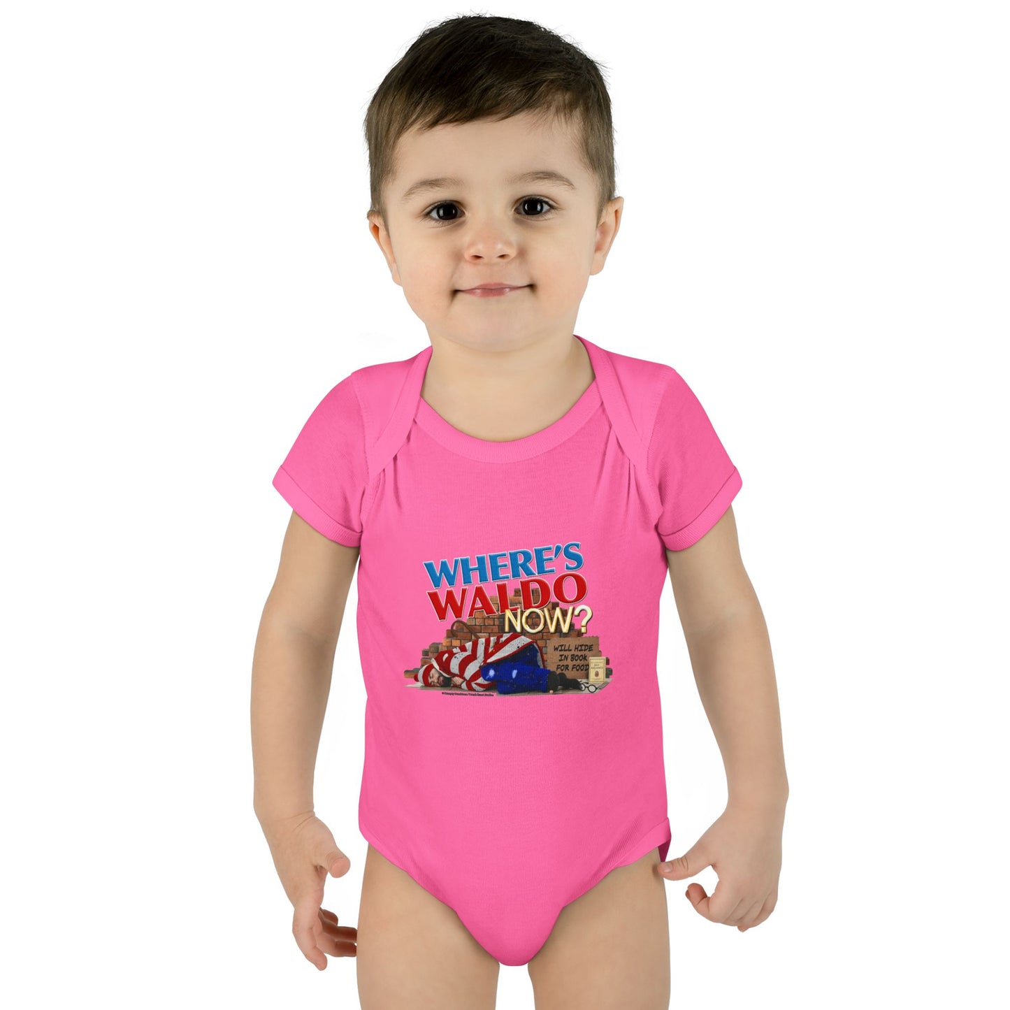 DK89: Where's Waldo Now? - Infant Sized Onsie