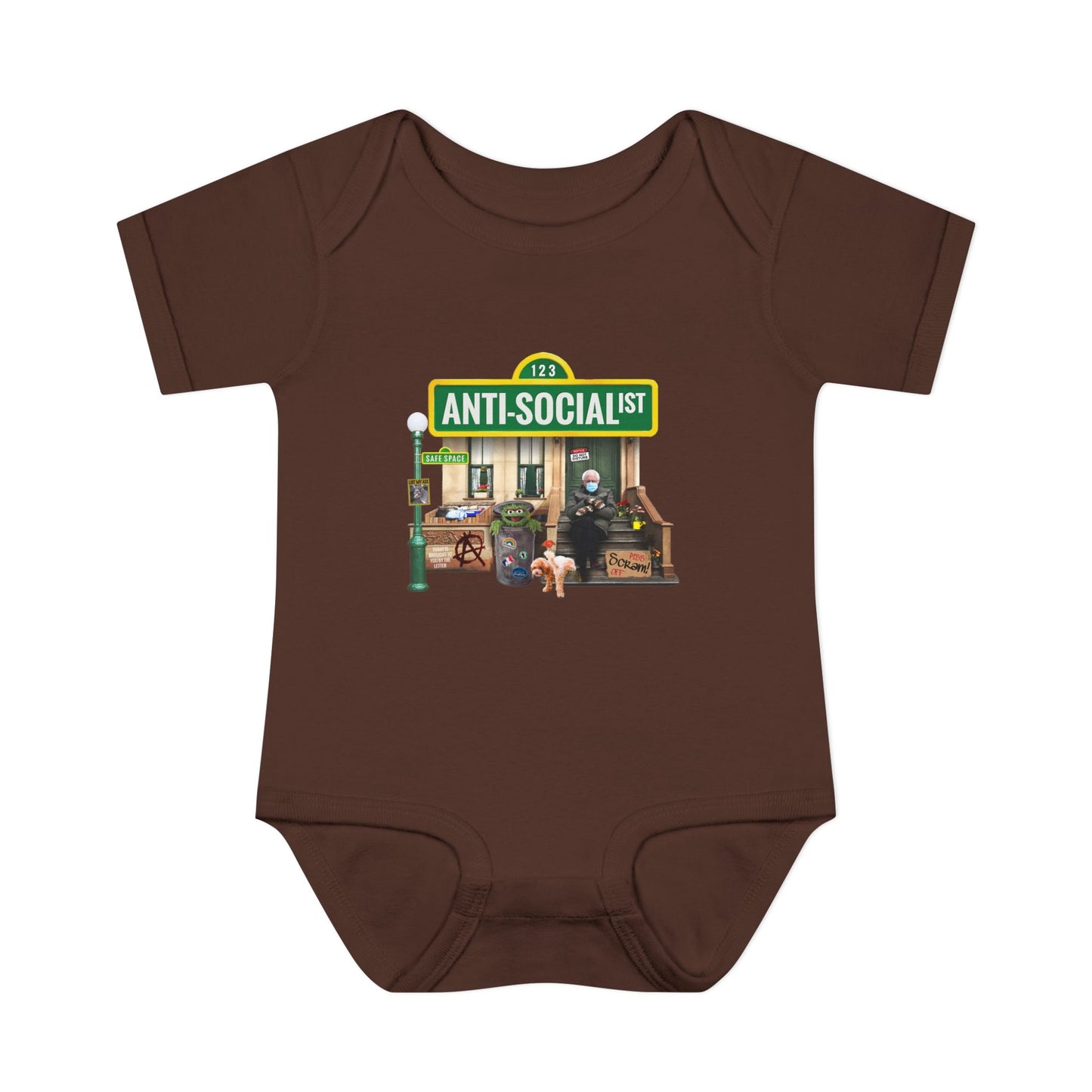 DK58: Bernie The Grouch - Infant Sized Onsie