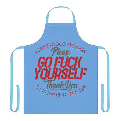 DK90: Please & Thank You (Go Fuck Yourself) - Twill Kitchen Apron