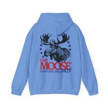 Load image into Gallery viewer, Moose Lodge 2427 - Moose For President - Hooded Sweatshirt (Front &amp; Back Print)
