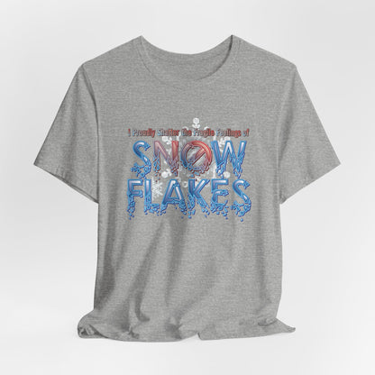 DK157: Shattered Snowflakes - Unisex S/S T-Shirt