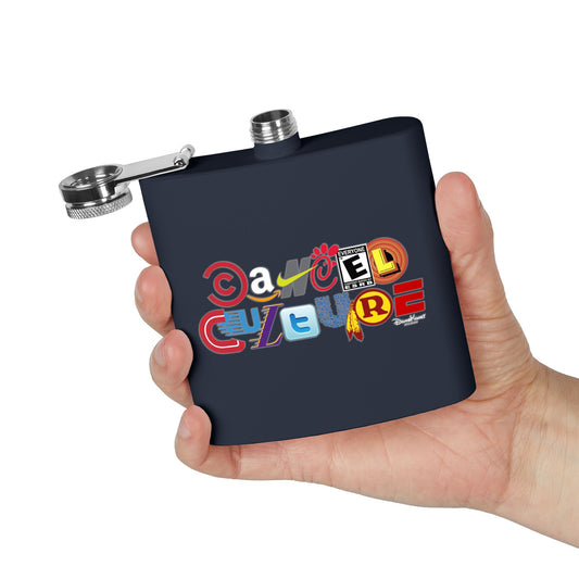 DK53: Cancel Culture - 6oz Stainless Steel Hip Flask