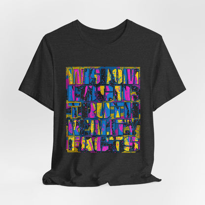 DK159: WTF! FTW! Facts! (CMYK Edition) - Unisex S/S T-Shirt