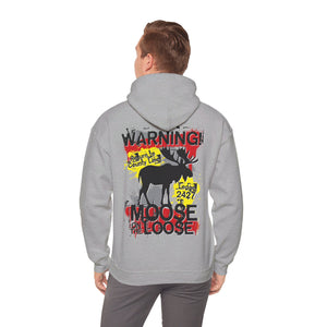 Moose Lodge 2427 - Loose Moose - Hooded Sweatshirt (Front & Back Print)