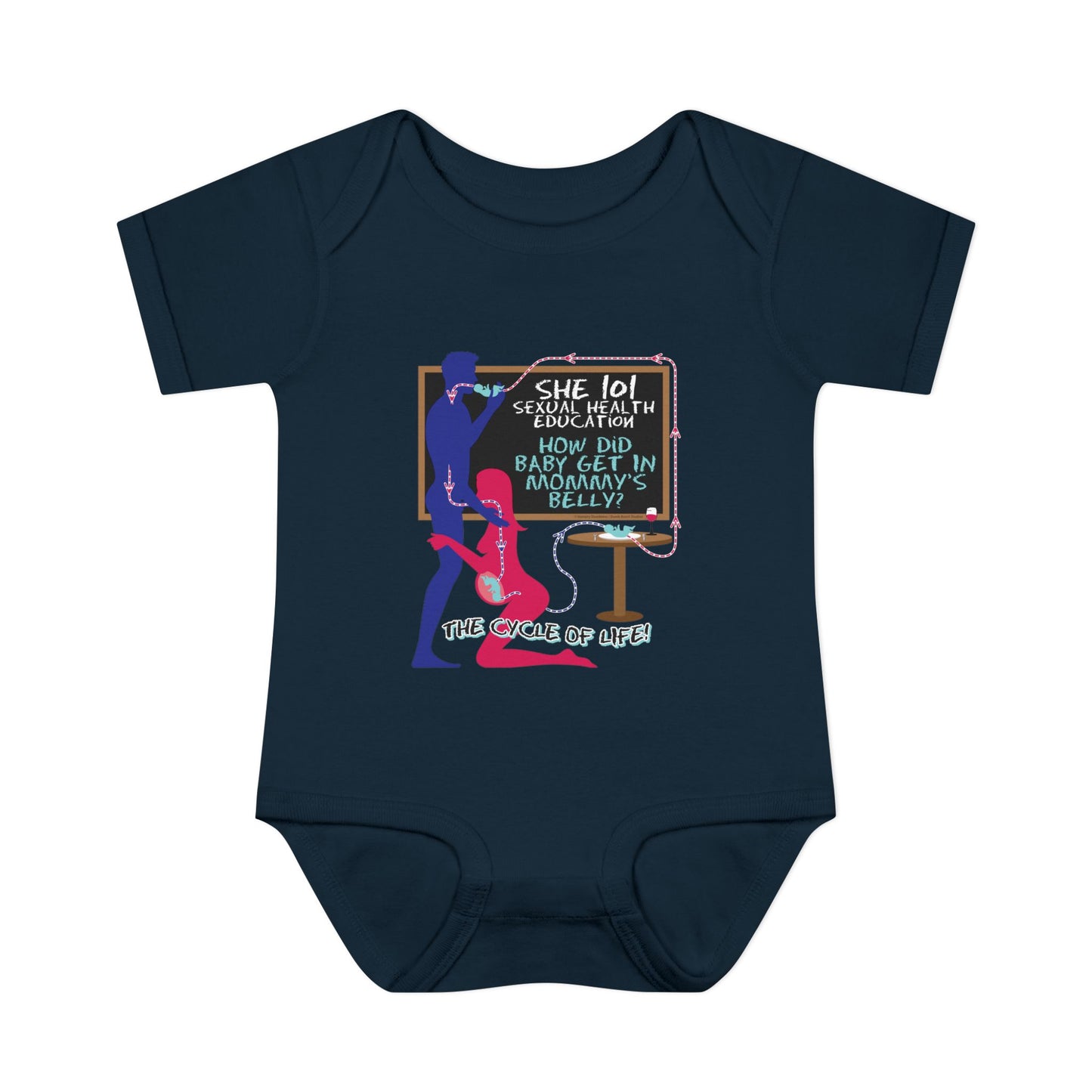 DK184: Baby In The Belly - Infant Sized Onsie