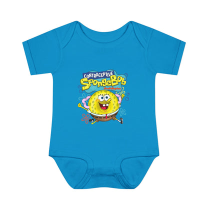DK196: Contraceptive SpongeBob - Infant Sized Onsie