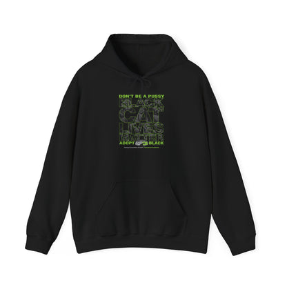 DK219: ASPCA (Black Cat Edition) - Adult Hooded Sweatshirt