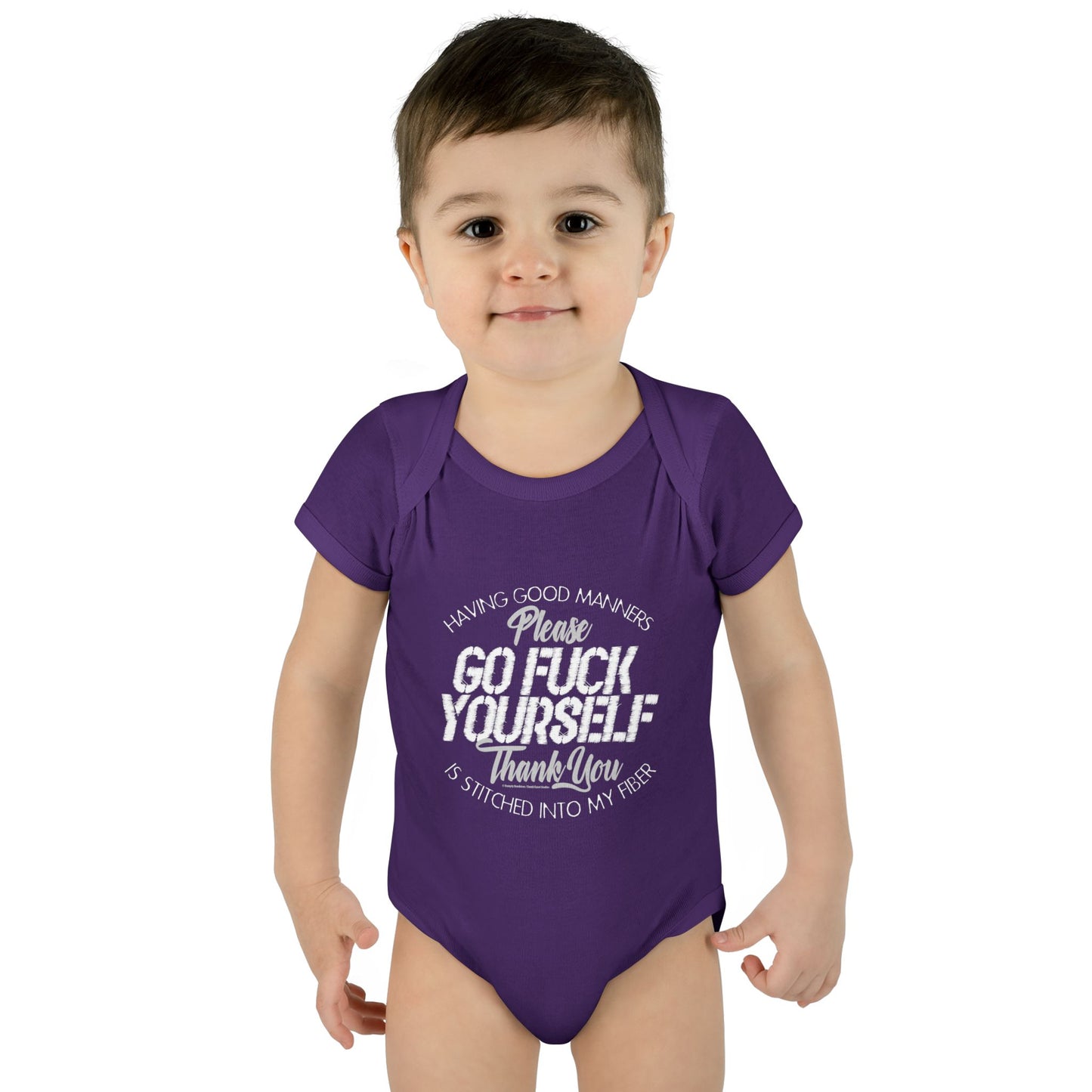 DK90: Please & Thank You (Go Fuck Yourself) - Infant Sized Onsie