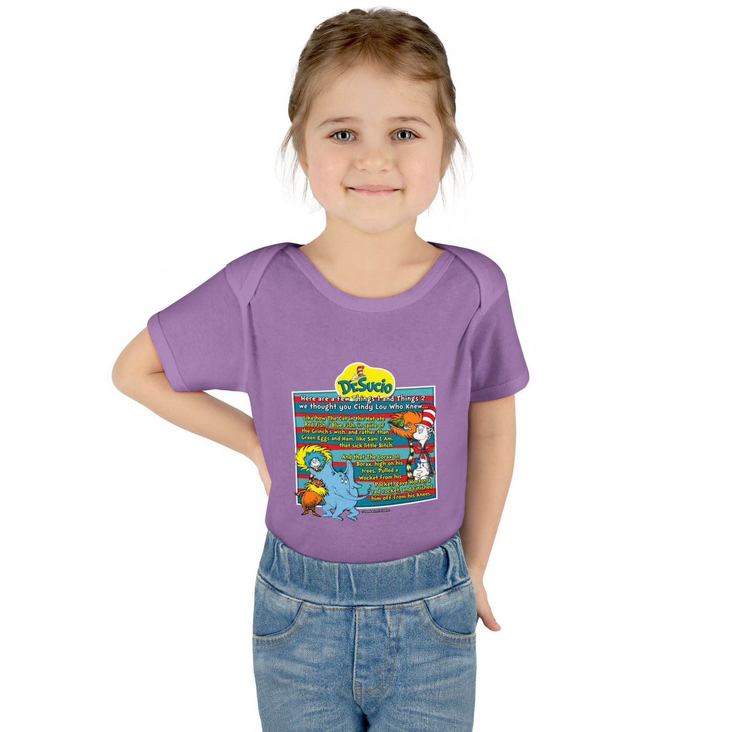 DK64: Doctored Seuss (Dirty Dr. Sucio) - Infant Sized Onsie