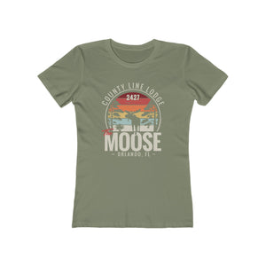 Moose Lodge 2427 - Florida Moose Sunset - Women's T-Shirt (Front Print Only)