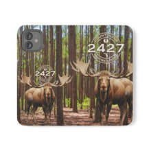 Load image into Gallery viewer, Moose Lodge 2427 - Woodlands Moose - Flip Organizational Phone Cases (Select Phone Models)
