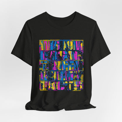 DK159: WTF! FTW! Facts! (CMYK Edition) - Unisex S/S T-Shirt