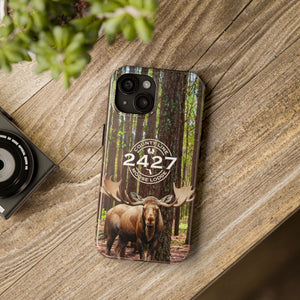 Moose Lodge 2427 - Woodlands Moose - Tough Phone Cases (Select Phone Models)