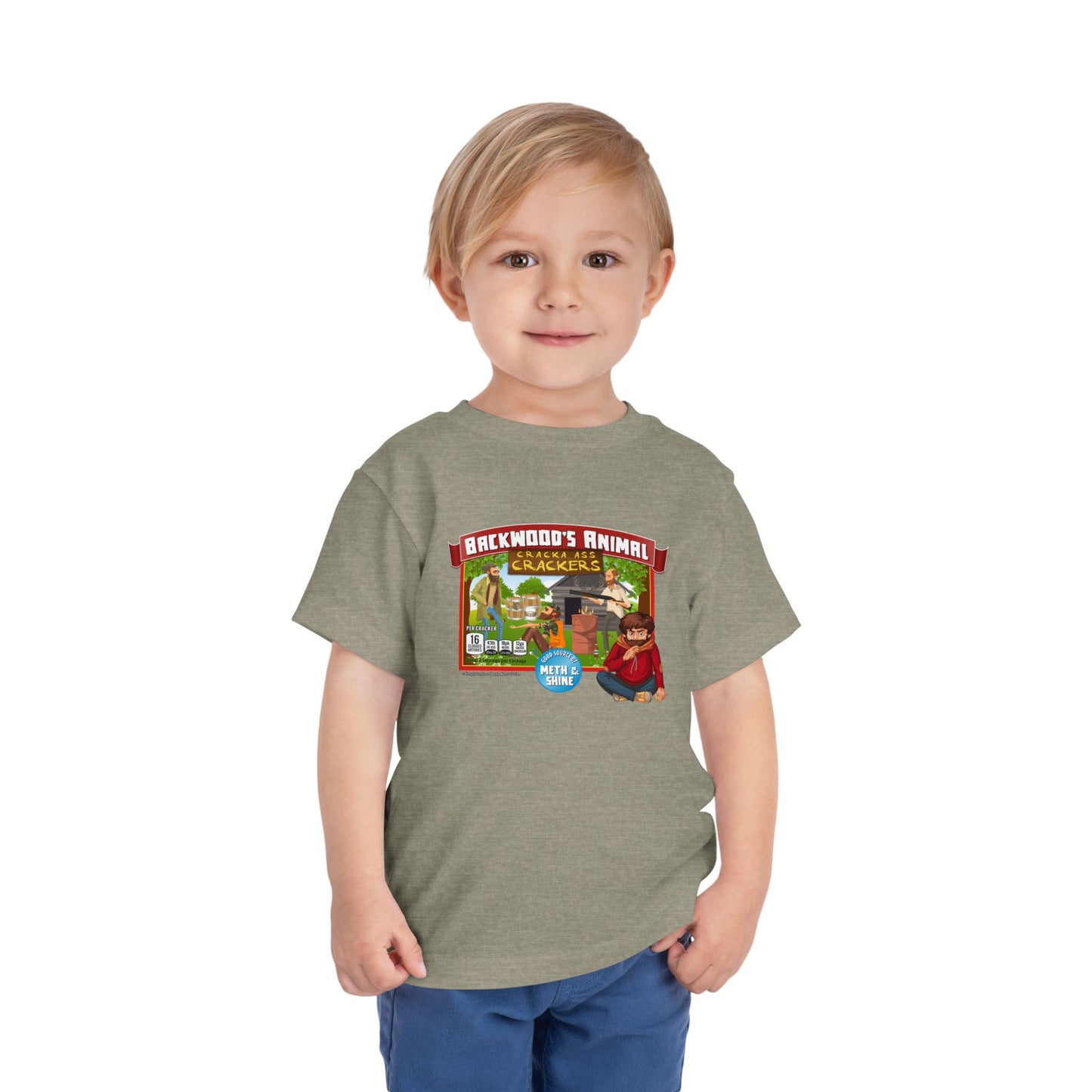 DK77: Animal Cracka' Ass Crackas - Toddler Sized T-Shirt
