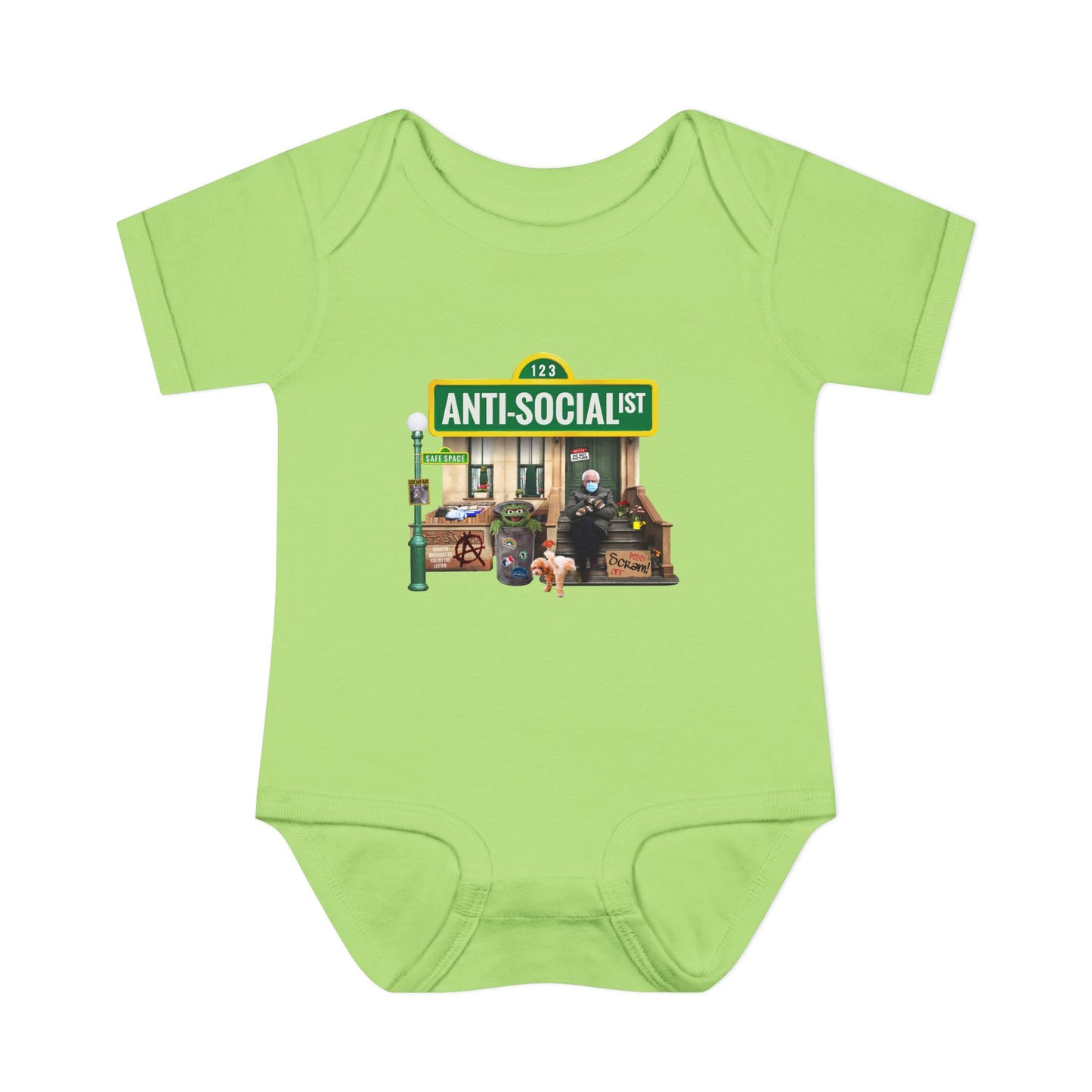 DK58: Bernie The Grouch - Infant Sized Onsie