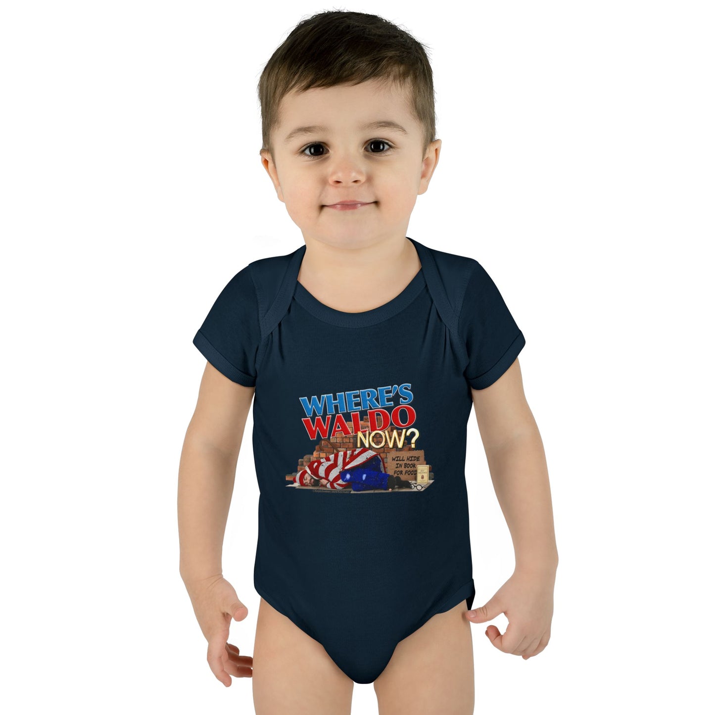 DK89: Where's Waldo Now? - Infant Sized Onsie