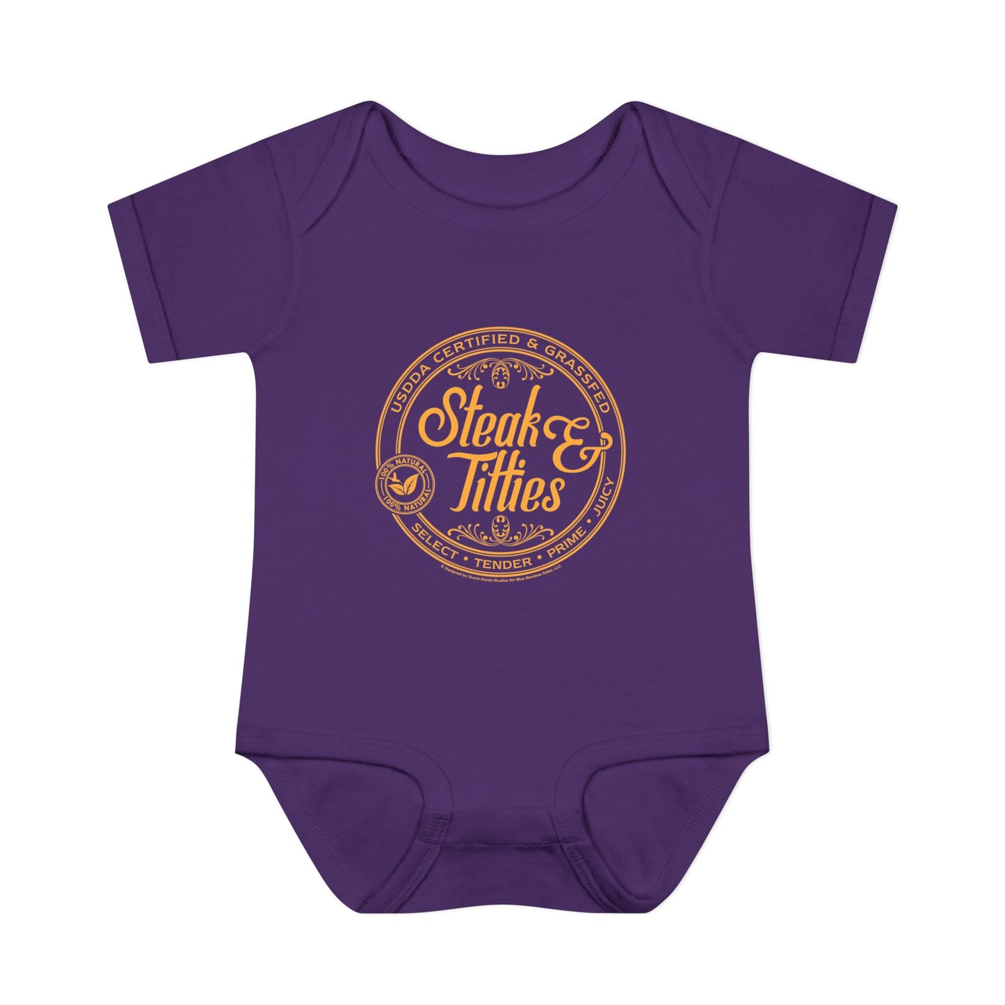 DK225: Steak & Titties - Infant Sized Onsie