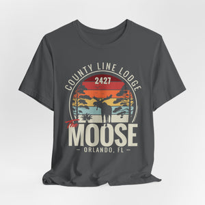 Moose Lodge 2427 - Florida Moose Sunset - Unisex T-Shirt (Front Print Only)