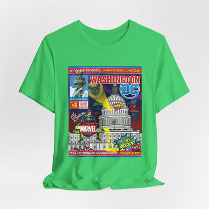 DK149: UnMARVELousington D.C. - Unisex S/S T-Shirt
