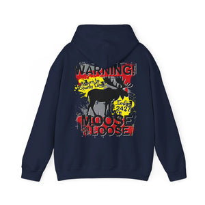 Moose Lodge 2427 - Loose Moose - Hooded Sweatshirt (Front & Back Print)