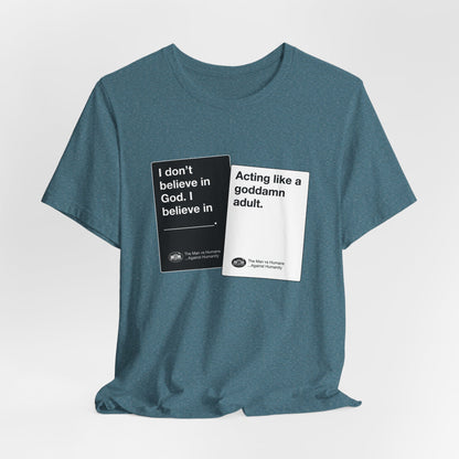DK180: Humans Against Humanity (Adulting Edition) - Unisex S/S T-Shirt