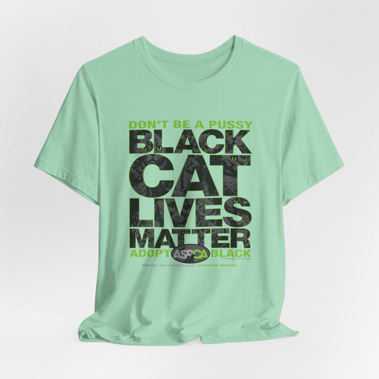 DK219: ASPCA (Black Cat Edition) - Unisex S/S T-Shirt