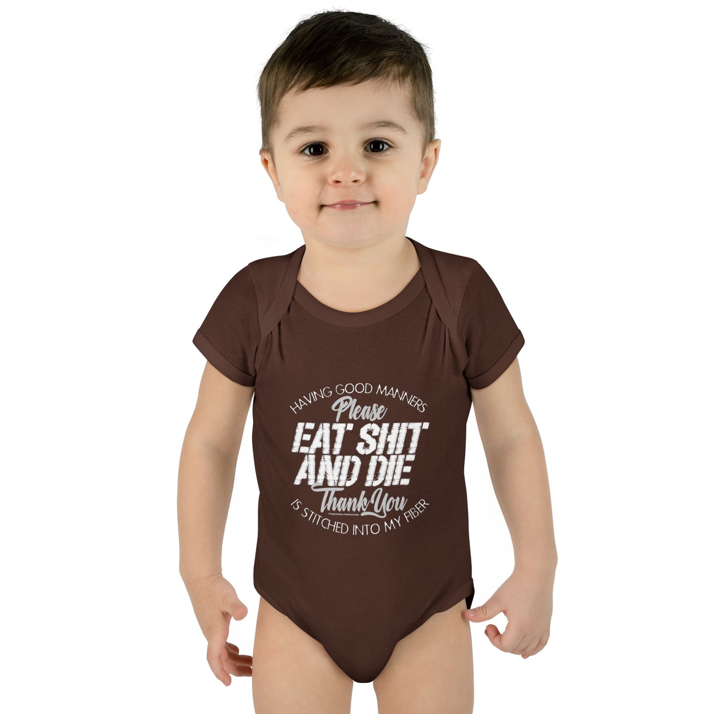 DK90: Please & Thank You (Eat Shit and Die) - Infant Sized Onsie