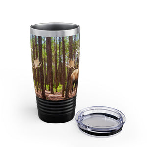 Moose Lodge 2427 - Woodlands Moose - Ringneck Tumbler (20oz)