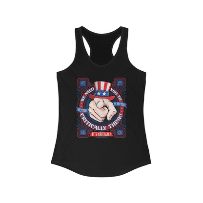 DK220: Hey You! Yeah, You! - Ladies Raceback Tank