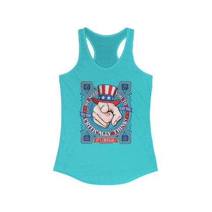 DK220: Hey You! Yeah, You! - Ladies Raceback Tank