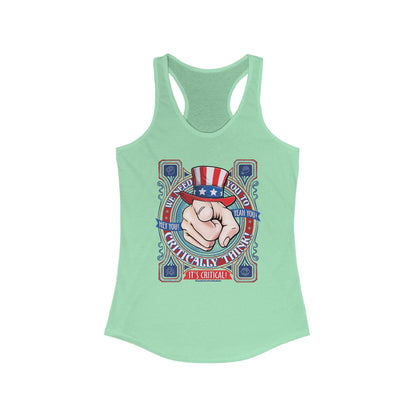 DK220: Hey You! Yeah, You! - Ladies Raceback Tank