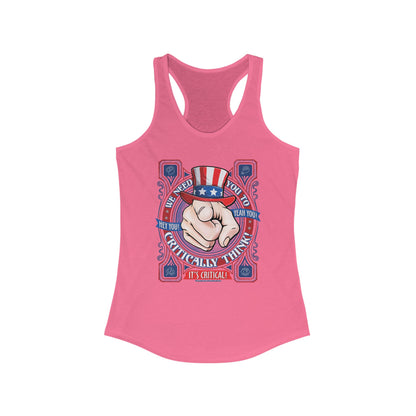 DK220: Hey You! Yeah, You! - Ladies Raceback Tank