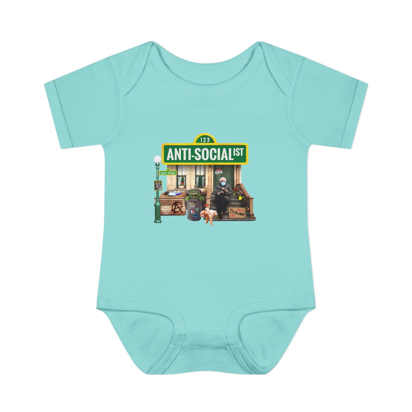 DK58: Bernie The Grouch - Infant Sized Onsie