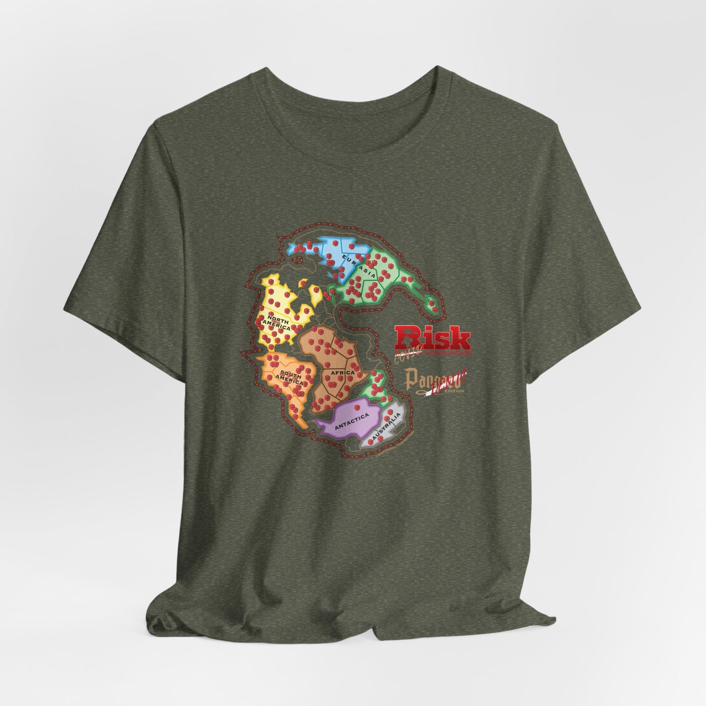 DK107: Don't RISK Global Domination - Unisex S/S T-Shirt