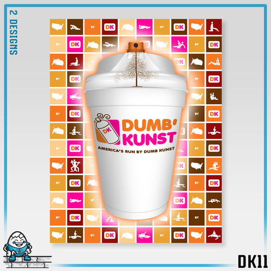 DK11: America's Run By Dumb Kunst - All Over Print Unisex S/S T-Shirt