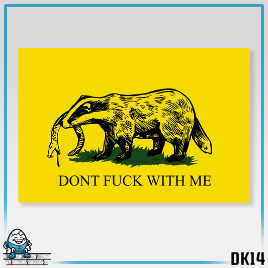 DK14: Honey Badger Don't Give A Fuck - Ladies Racerback Tank