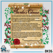 Load image into Gallery viewer, DK35: Santa&#39;s Clause - Unisex S/S T-Shirt
