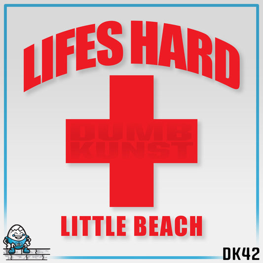 DK42: LIFESHARD - Little Beach - Ladies Racerback Tank